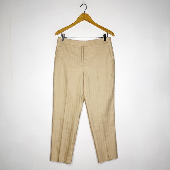 Ann Taylor High Rise Tan Ankle Pants Size 8 Petite NwT - Picture 1 of 7